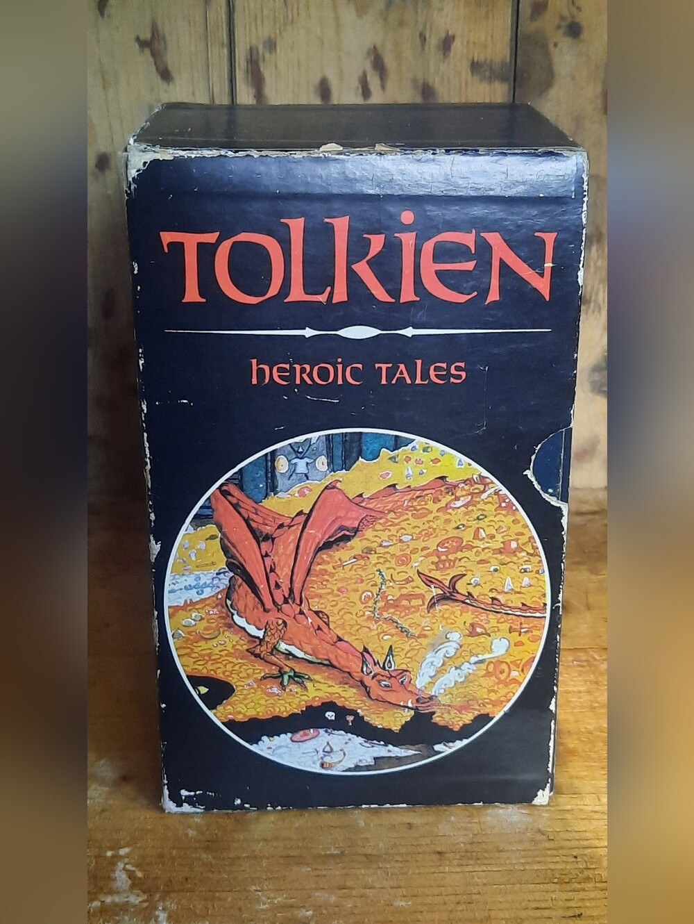 Vintage 1977 J.R.R. Tolkien "Heroic Tales" 4-Book Box Set - Canadian Magnum Edit